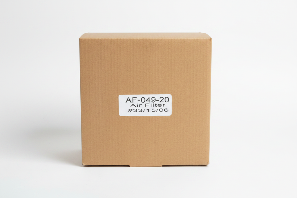AF-049-20 Air Filter box label