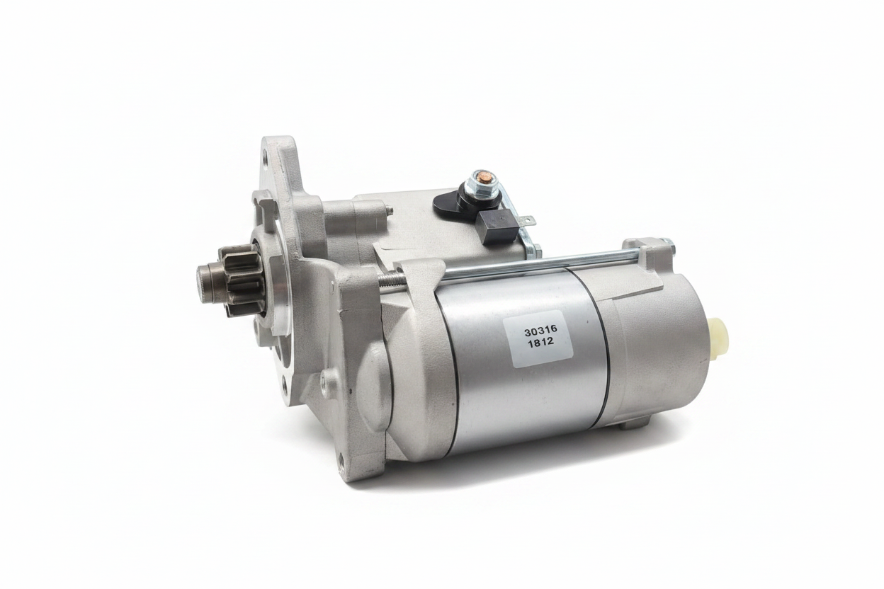 Carrier Transicold starter motor 39-31618-12 white background