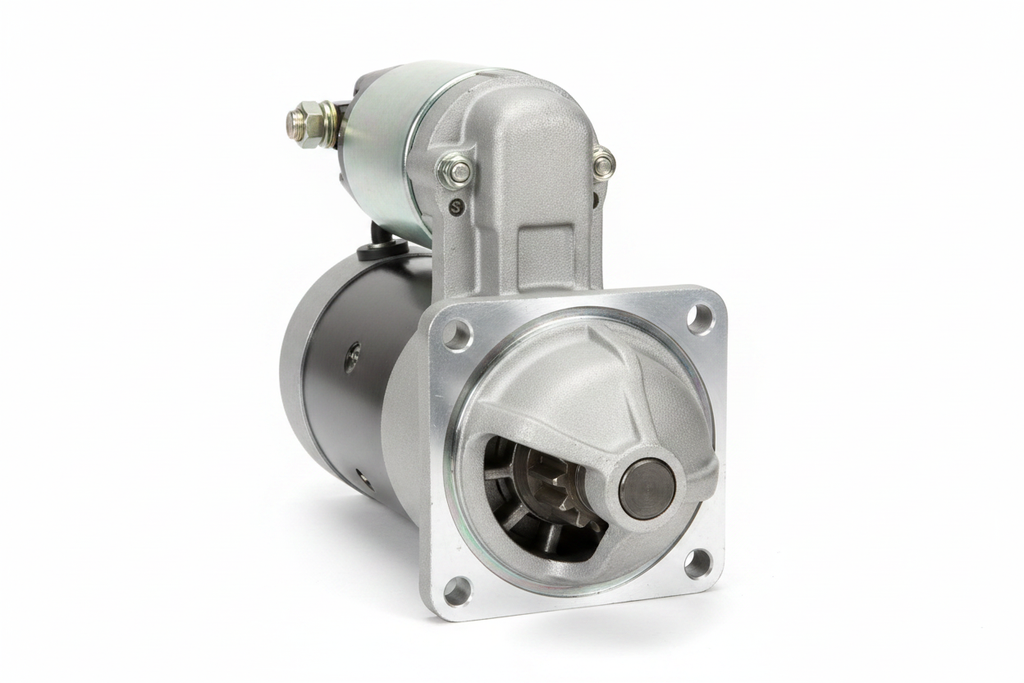 Remanufactured Denso starter motor TB-25-35465-00RM front view